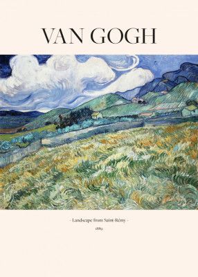 Landscape From Saint Rémy (1889)