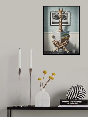 Giraffe In the Bathroom