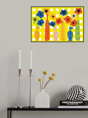 Pop Flowers _Yellow Dotty