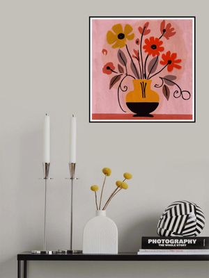 Abstract  Flowers In A Vas