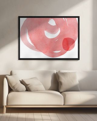 Minimal Pink Abstract 07