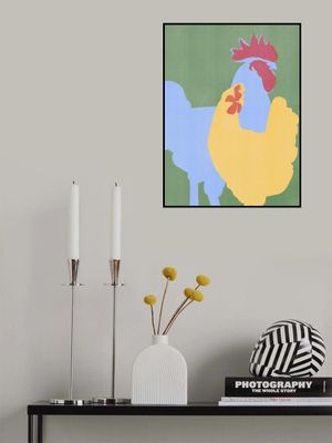 Bold Rooster Silhouette