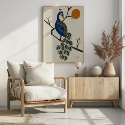 Elegant Peacock Sun