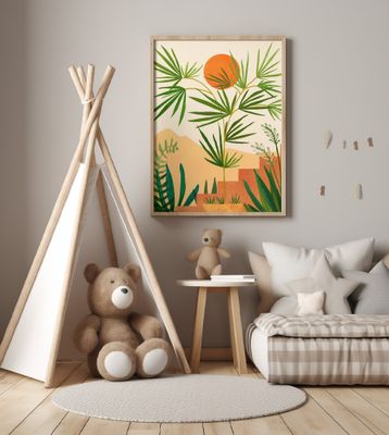 Harvest Moon Landscape