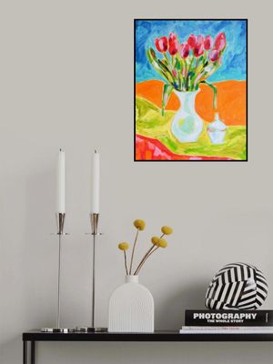 Tulips, Tamara Jare, oil on canvas