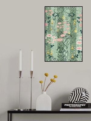 Meadow Scent Sage Green Pattern