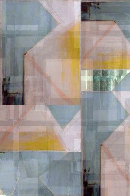 Abstract Shades of Blue and Neutral 3