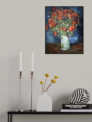 Vincent Van Gogh's Vase With Poppies (1886)