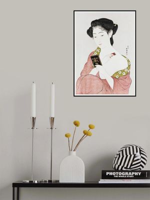 Japanese Woman Applying Powder (1918)