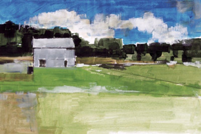 Barren Farm Barn Print No 2