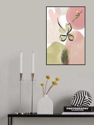 Botanical Pink Green 1