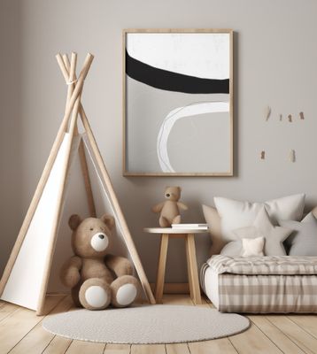 Black And White Shapes