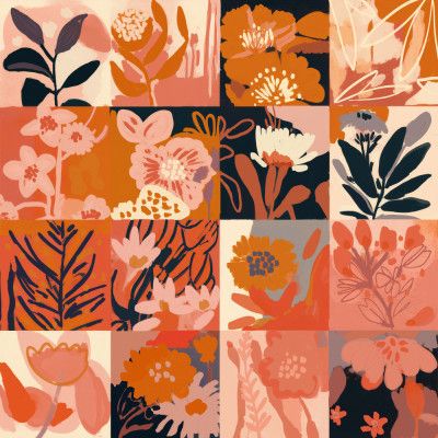 Floral Mosaic Dreams