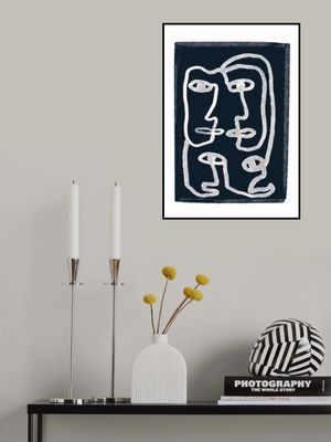 Navy Abstract People