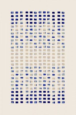 Blue Coral Reflecting Lines