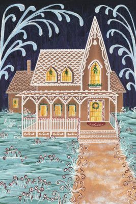 Sweet gingerbread house