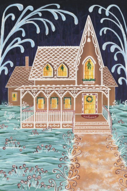 Sweet gingerbread house