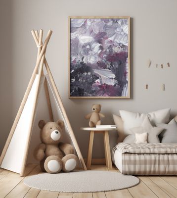 Floral Expressionist Brushstrokes