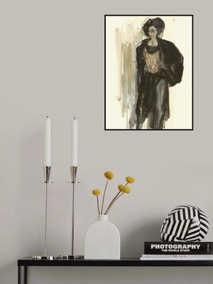 Stylized Figure In Dark