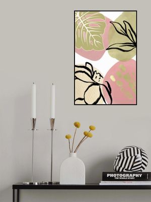 Botanical Green N Pink 1