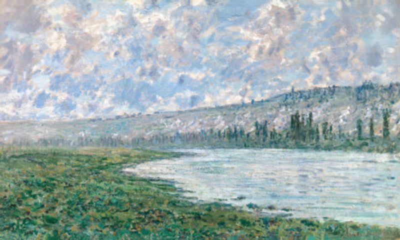 The Seine At Vétheuil (1880)
