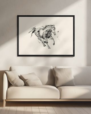 Horse In Motion Sketch 18x24