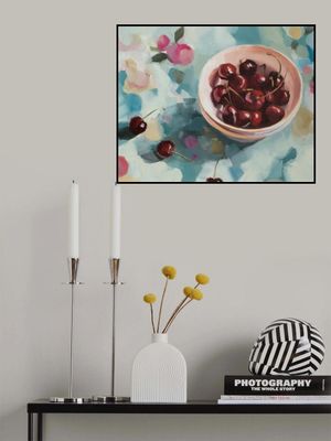 Cherries On Tablecloth