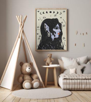 Portrait of a mermaid