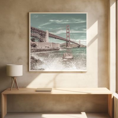 GOLDEN GATE BRIDGE Coastline Impression | urban vintage style