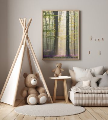 Misty sunrise in Hallerbos