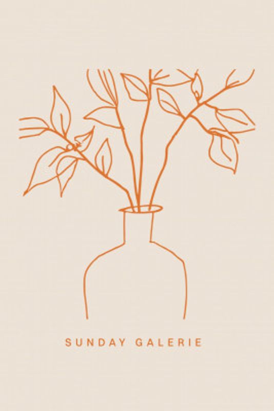 Minimal Vase Sketch