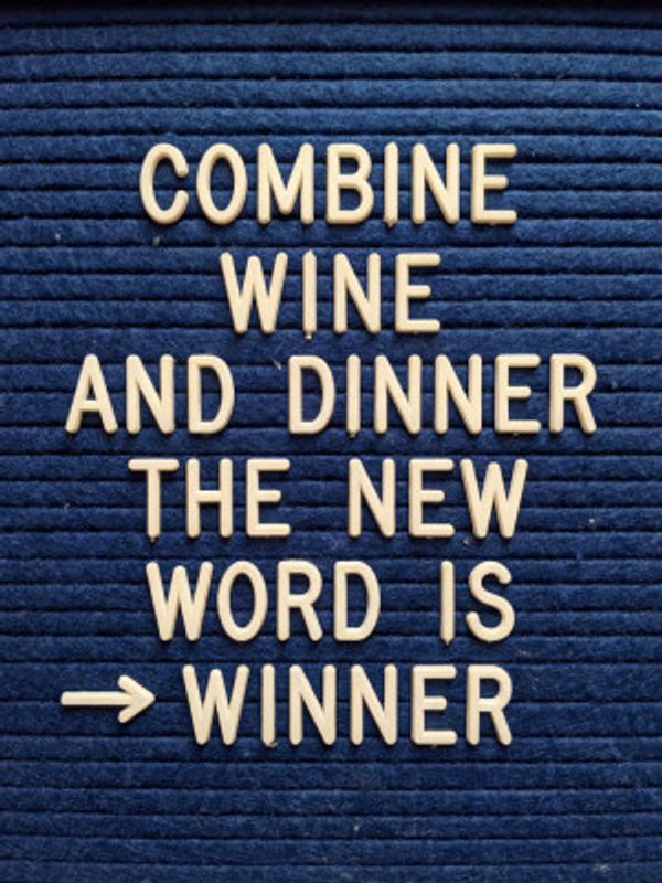 Combine Wine and Dinner