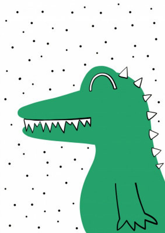 Playful Gator Grin