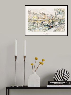 Tugboat At the Pont Neuf, Paris 1923 Poster
