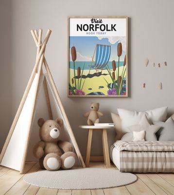 Visit Norfolk Travel poster