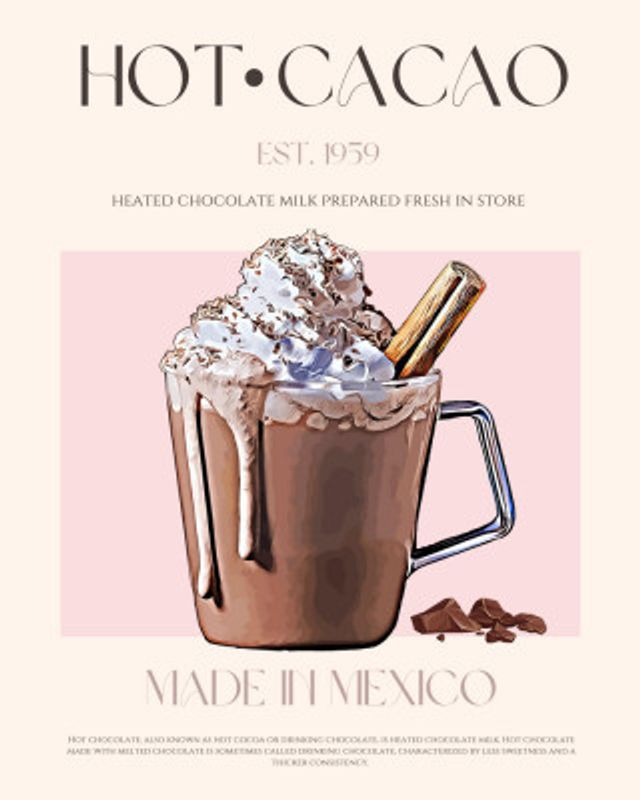 A Mug of Creamy Hot Cacao