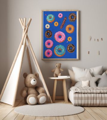 Donut Delight Canvas