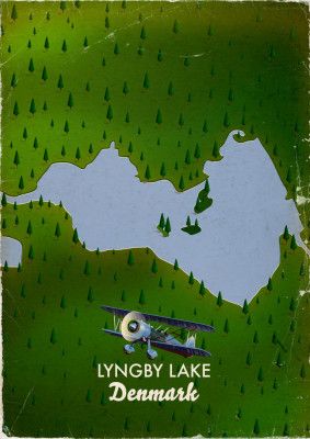 Lingby Lake Denmark Map