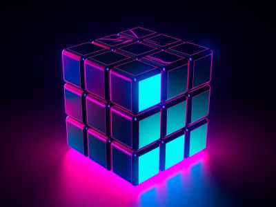 Rubiks Neon