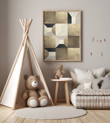 Geometric Gold Rhythm