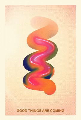 RETRO GRAPHIC NO.17 / GOOD THINGS ARE COMING