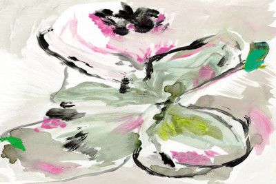 Abstract Purple Violet Pink Hues Floral 1