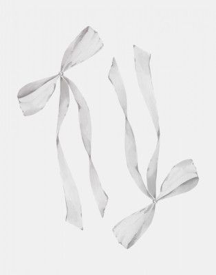 Two White Bows