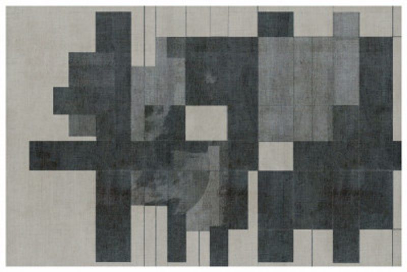 Mid Century Modern Composition in Grayscale