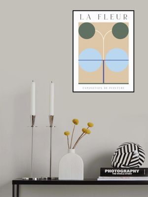 La Fleur Geometric Flowers Poster Set 11