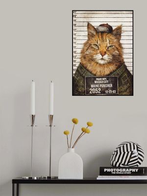 Cat In A Police Lineup