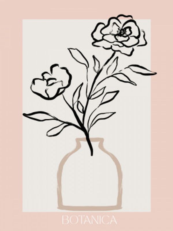 Vase with Blooms