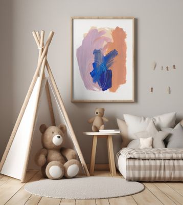 Abstract Brush Strokes 90