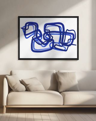 Composition In Blue 04