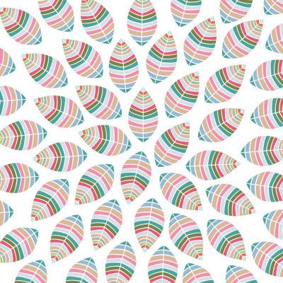 Colorful Leaves Pattern